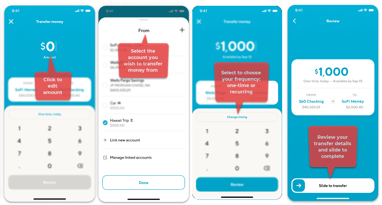Transfer Money to Sofi Account