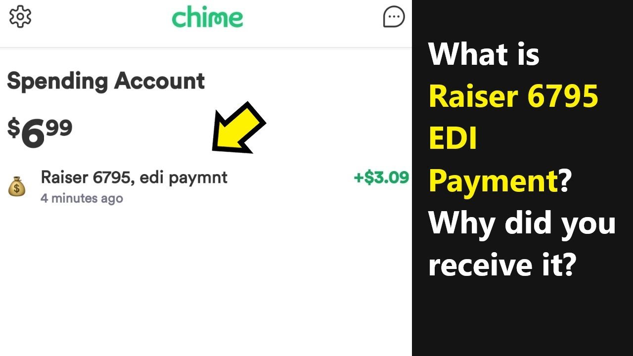 What is Raiser 6795 Edi Payment