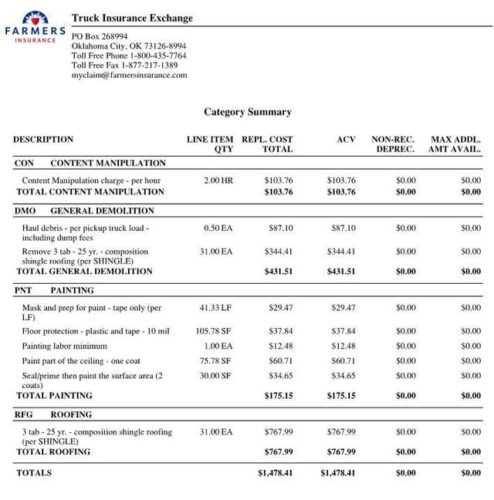 What is Scheduled Roof Payment Farmers Insurance