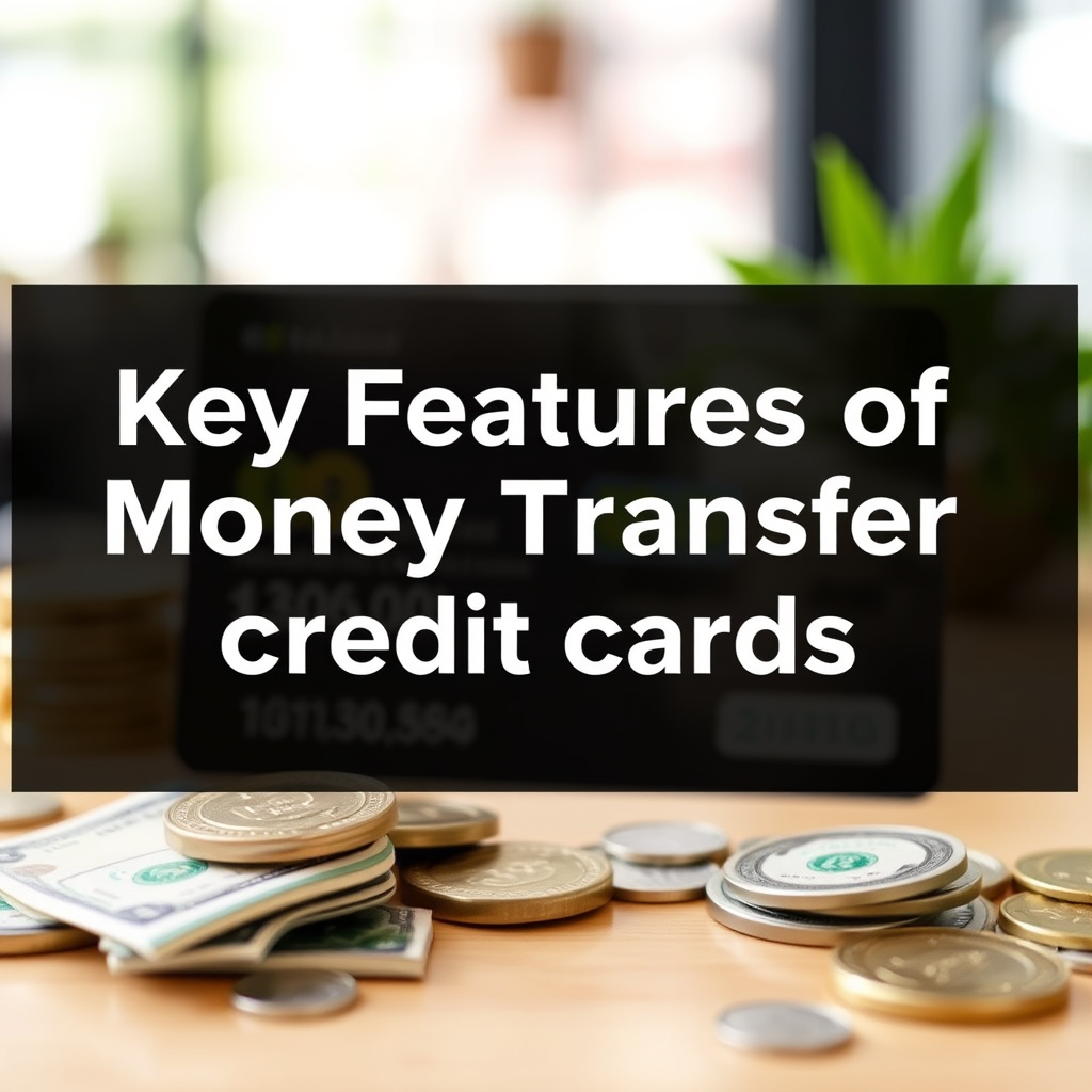 Key Features of Money Transfer Credit Cards - best money transfer credit card