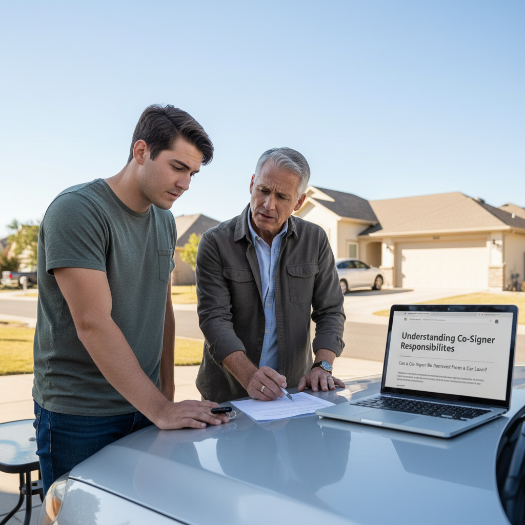 Understanding Co-Signer Responsibilities - can a co-signer be removed from a car loan