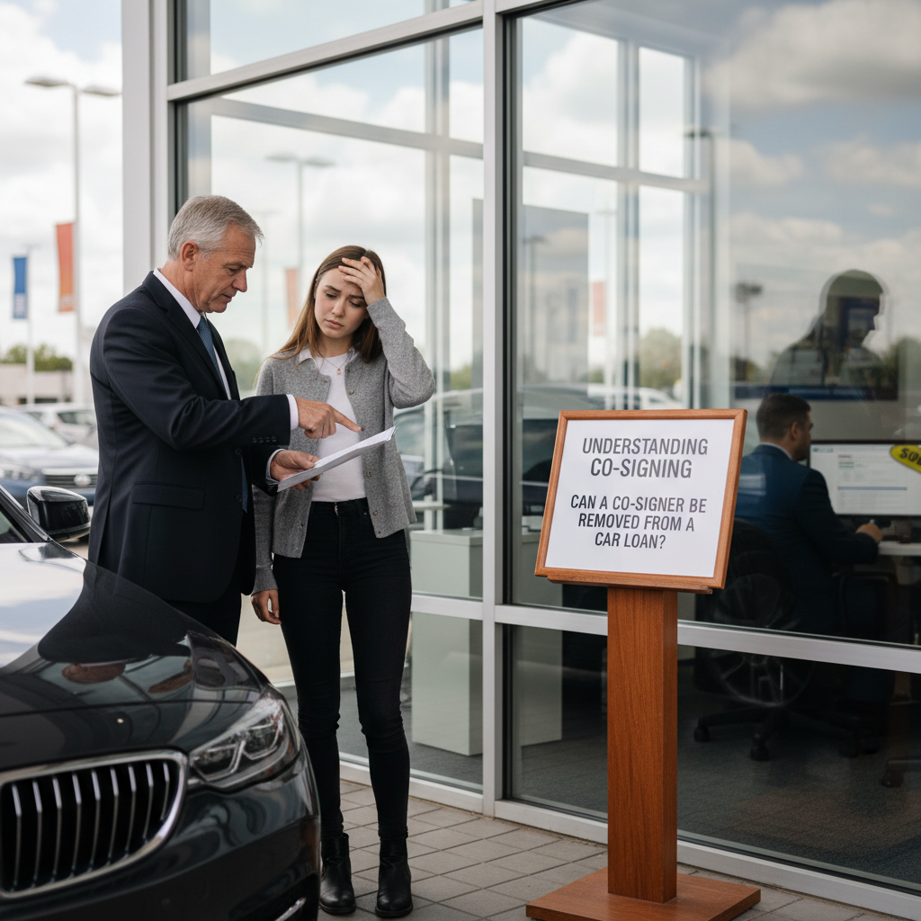 Understanding Co-Signing - can a co signer be removed from a car loan