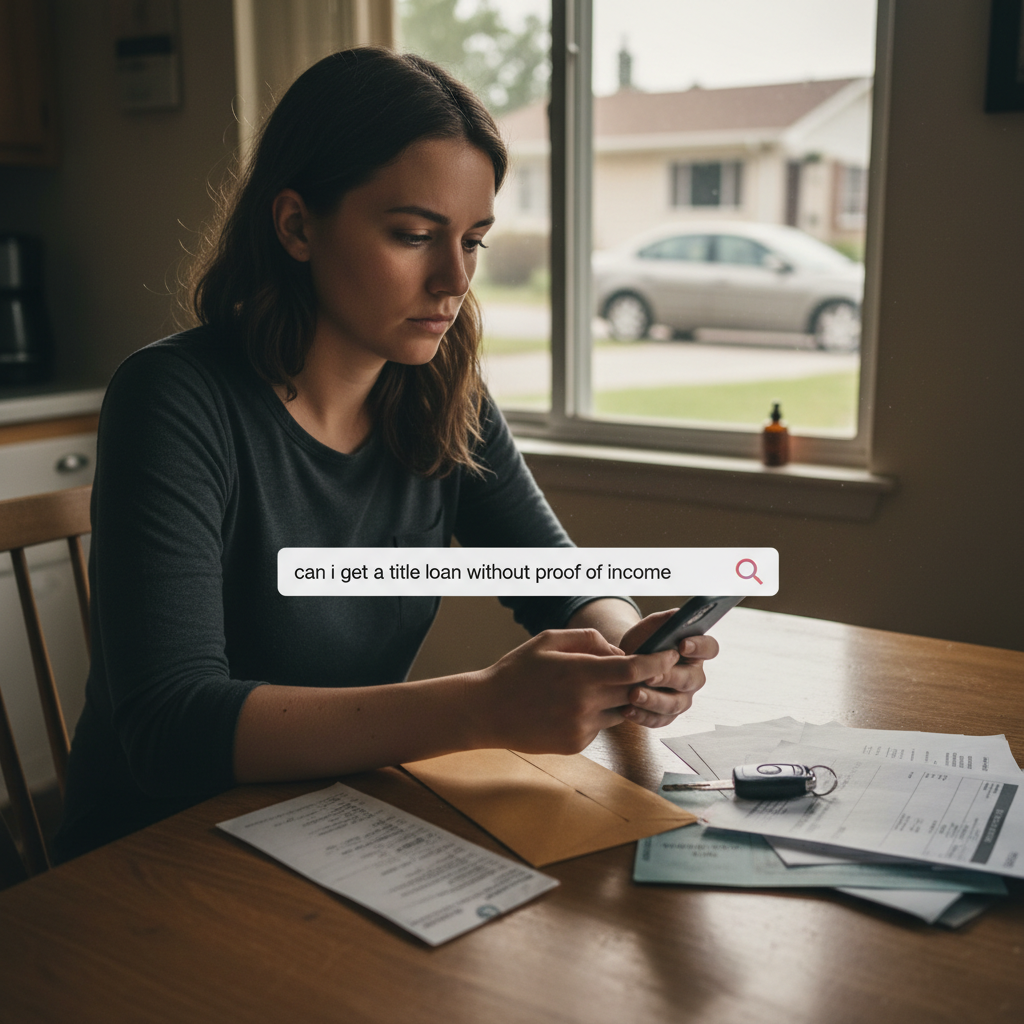 Understanding Title Loans - can i get a title loan without proof of income