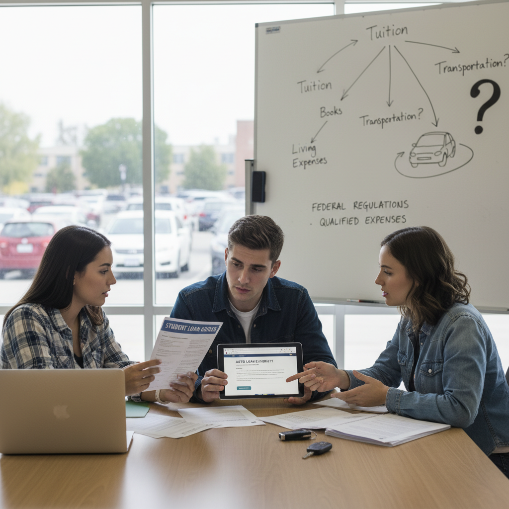 Understanding Student Loan Regulations - can i use student loans to buy a car