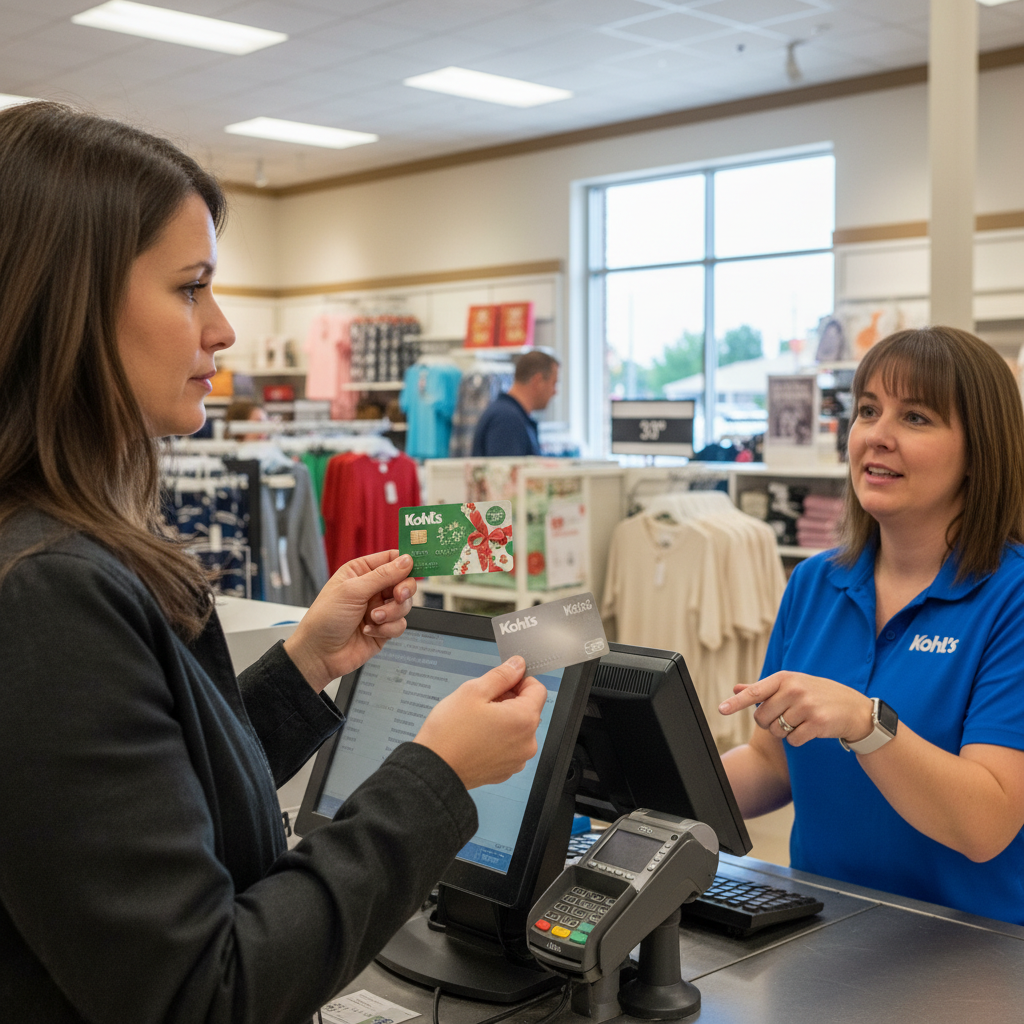 Purchasing Gift Cards in Store - can you buy kohl's gift cards with kohl's credit card