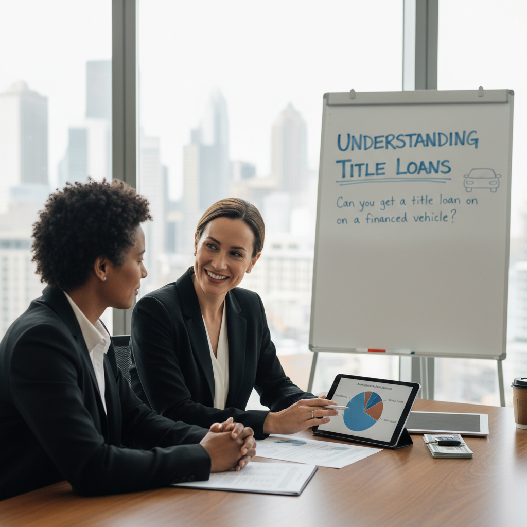 Understanding Title Loans - can you get a title loan on a financed vehicle