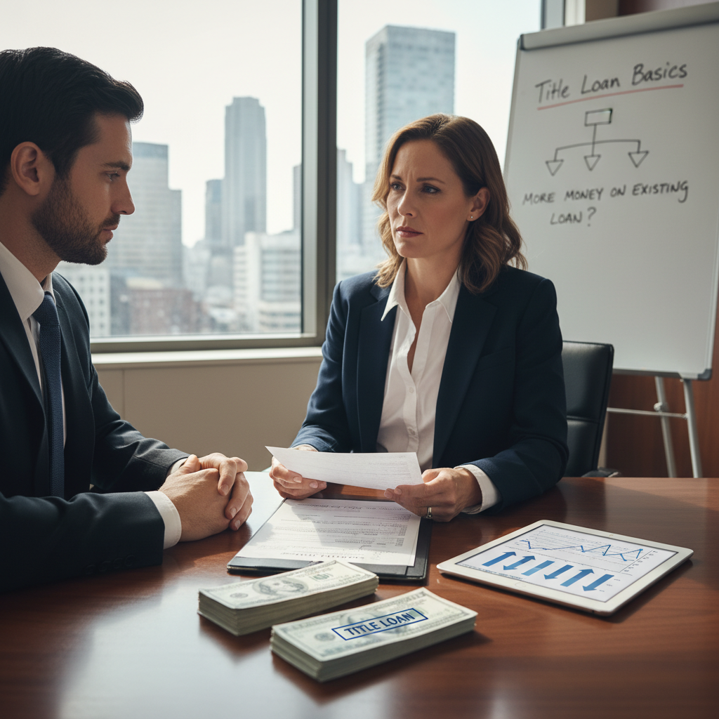 Understanding Title Loan Basics - can you get more money on an existing title loan