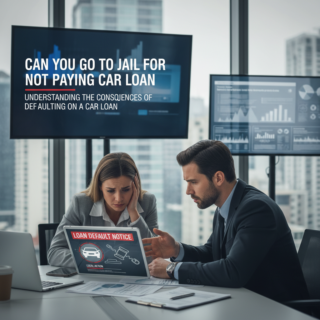 Understanding the Consequences of Defaulting on a Car Loan - can you go to jail for not paying car loan