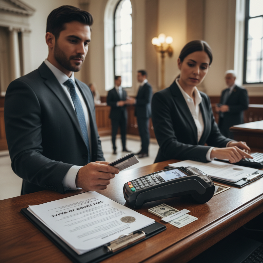 Types of Court Fees - can you pay court fees with a credit card