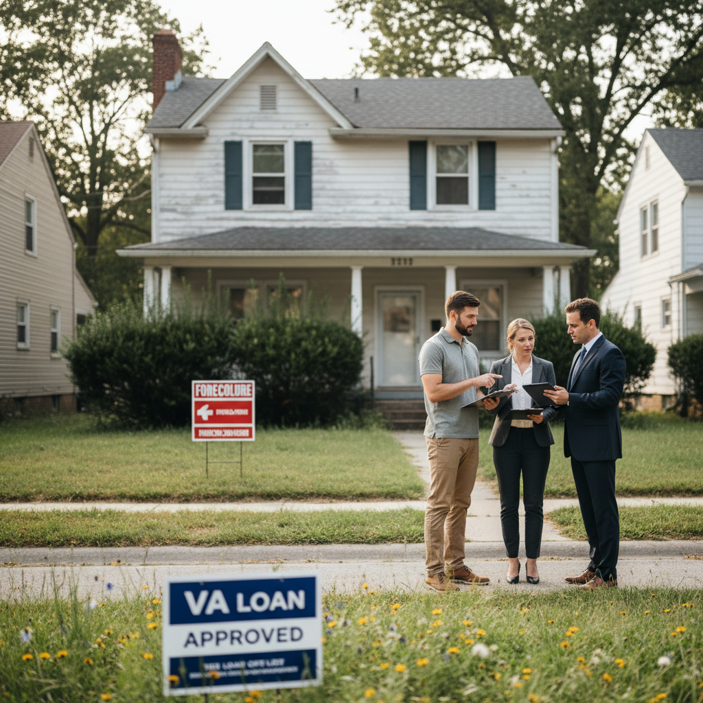 Understanding VA Loans - can you purchase a foreclosure with a va loan