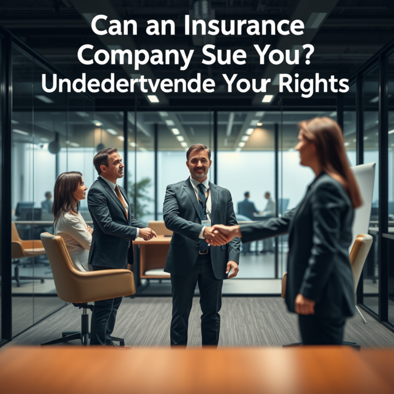 Can an Insurance Company Sue You? Understanding Your Rights
