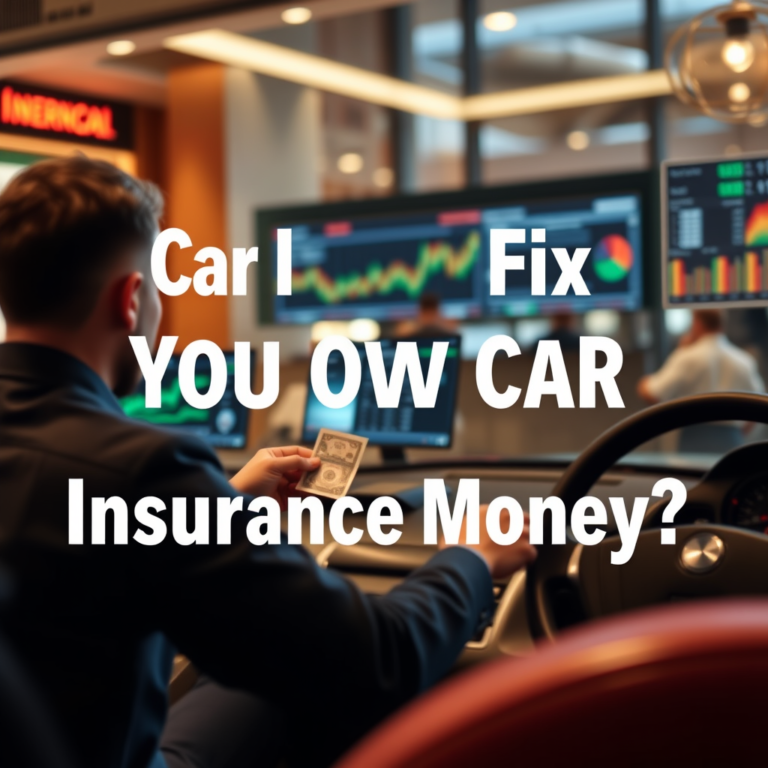 **Can I Fix My Own Car Using Insurance Money?**