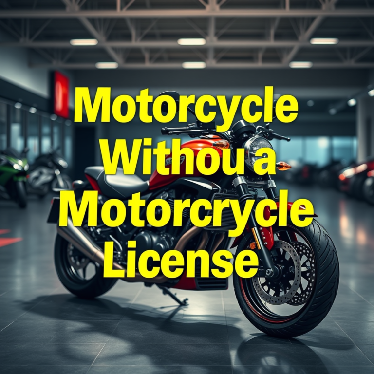 Can I Insure a Motorcycle Without a Motorcycle License?