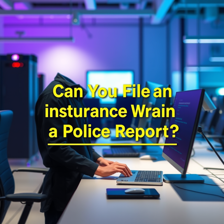 Can You File an Insurance Claim Without a Police Report?