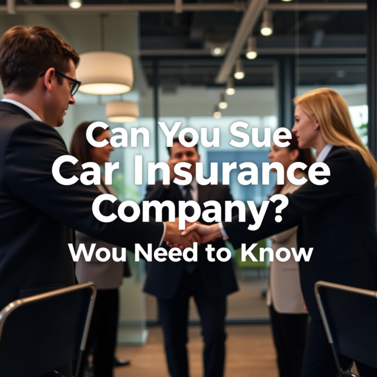 Can You Sue a Car Insurance Company? What You Need to Know