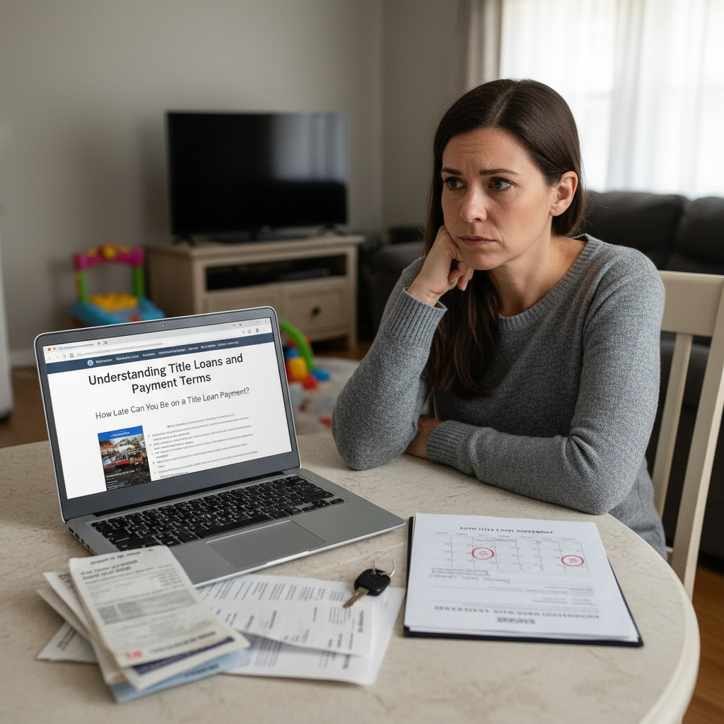 Understanding Title Loans and Payment Terms Understanding Title Loans and Payment Terms - how late can you be on a title loan payment