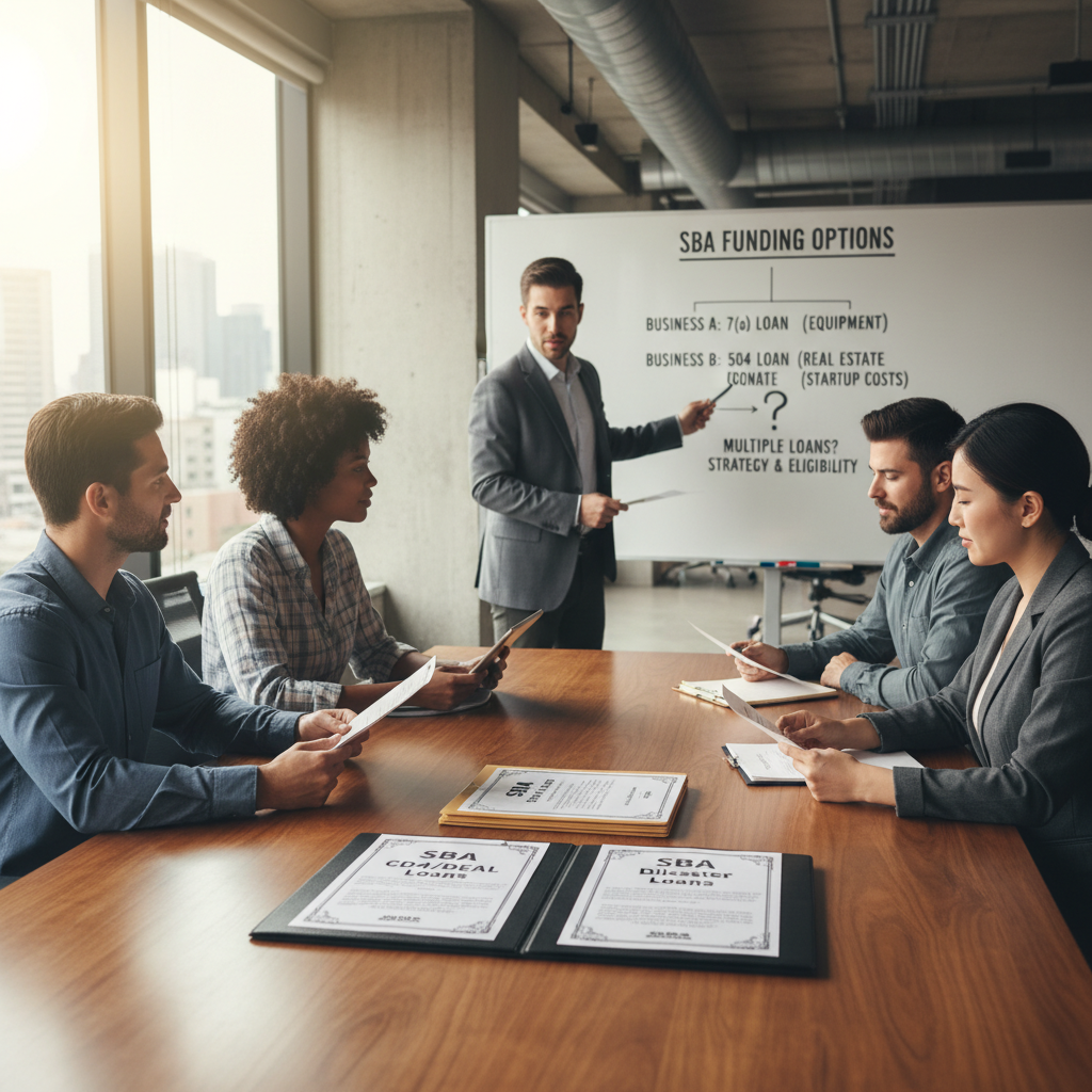 Types of SBA Loans Available - how many sba loans can you get
