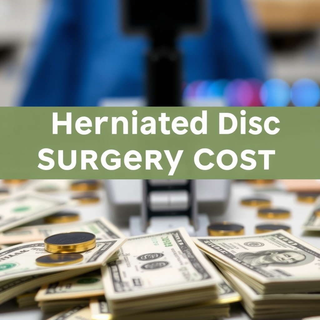 Understanding Herniated Disc Surgery Costs - how much does herniated disc surgery cost with insurance