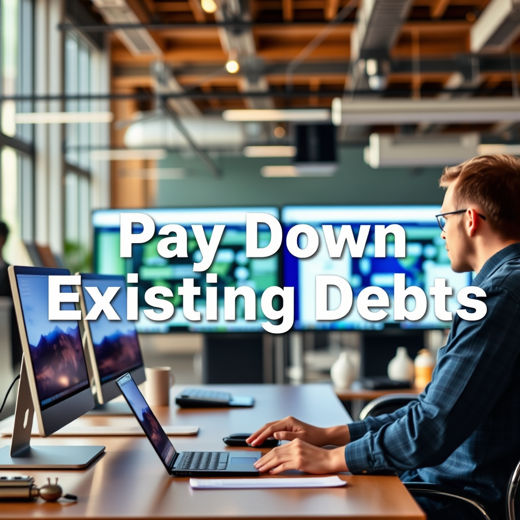 Pay Down Existing Debts - how to raise credit score fast