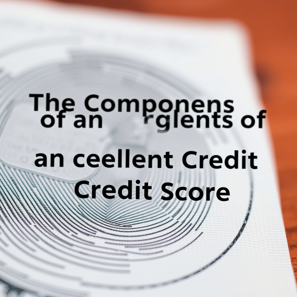 The Components of an Excellent Credit Score - what is excellent credit score