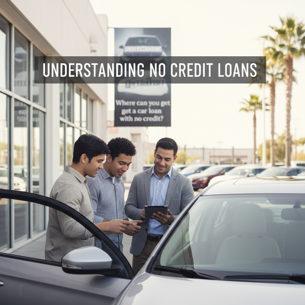 Understanding No Credit Loans - where can you get a car loan with no credit