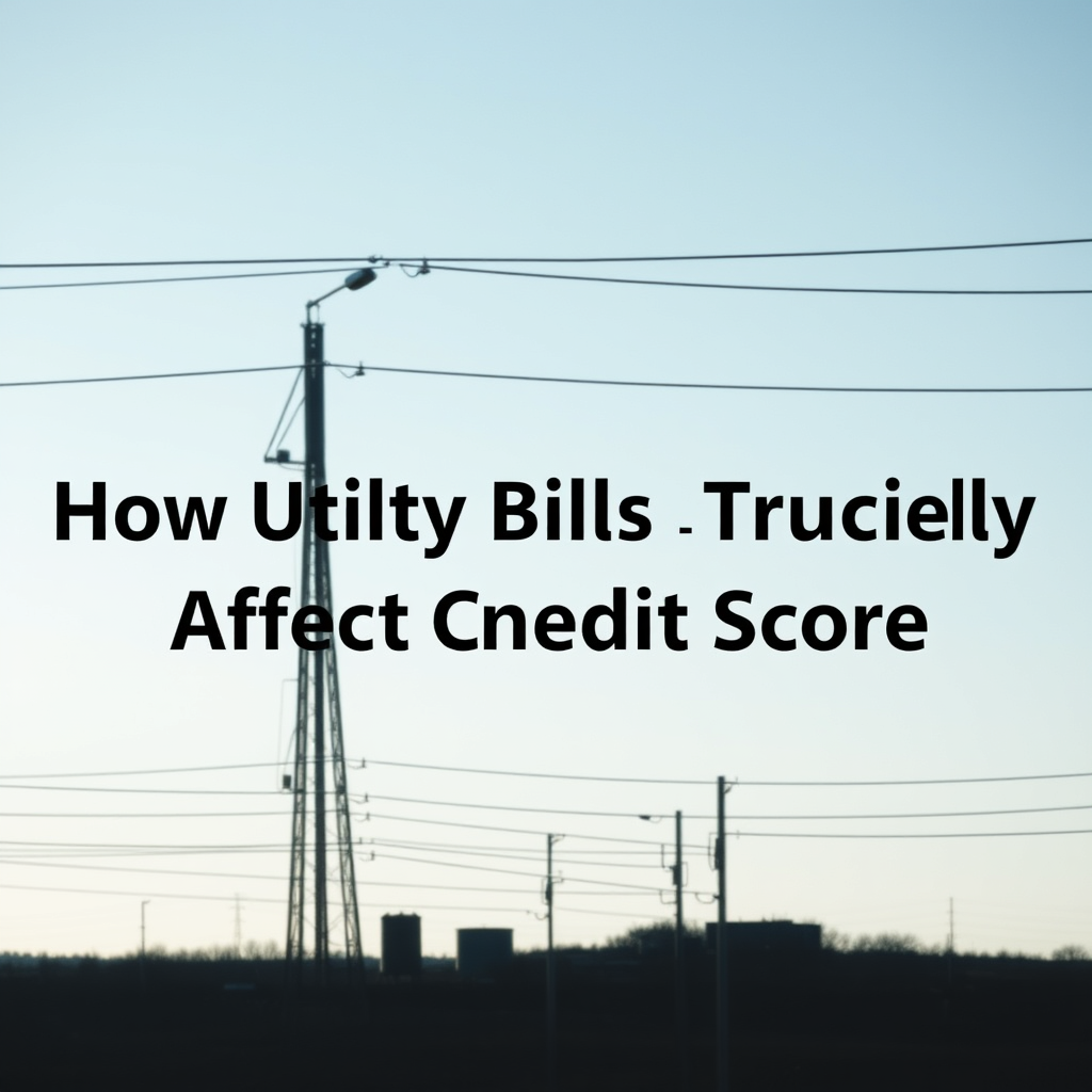 How Utility Bills Typically Affect Credit Scores - do utility bills affect your credit score