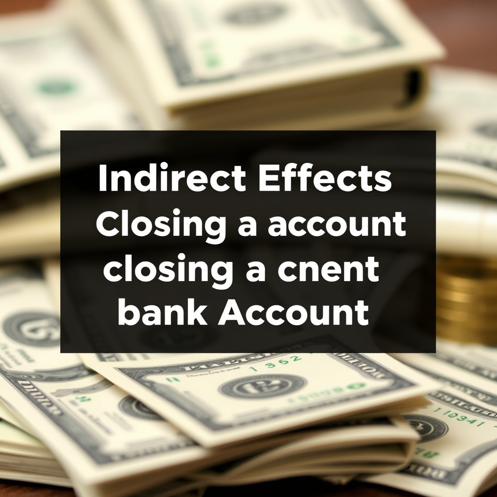 Indirect Effects of Closing a Bank Account - does closing bank account affect credit score