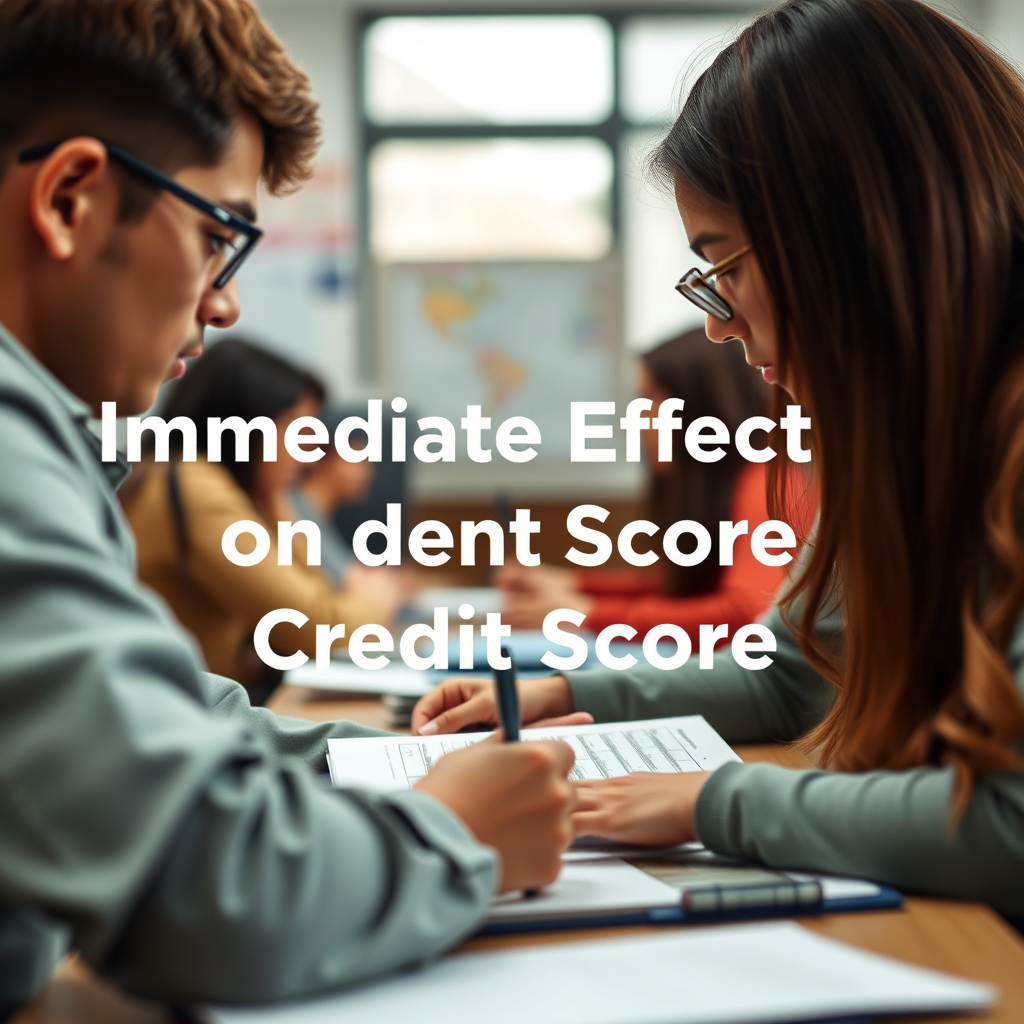 Immediate Effects on Credit Score - does consolidating student loans affect credit score