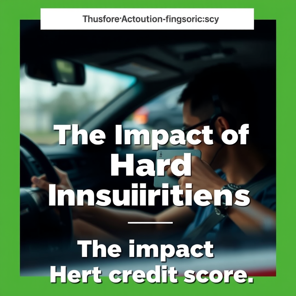 The Impact of Hard Inquiries - does getting a new credit card affect your credit score