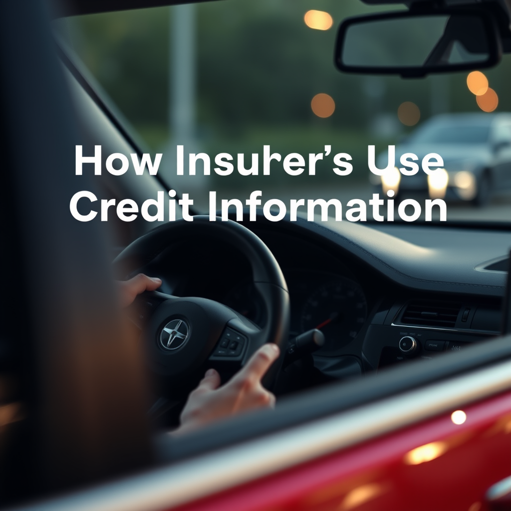 How Insurers Use Credit Information - does your credit score affect your car insurance rate
