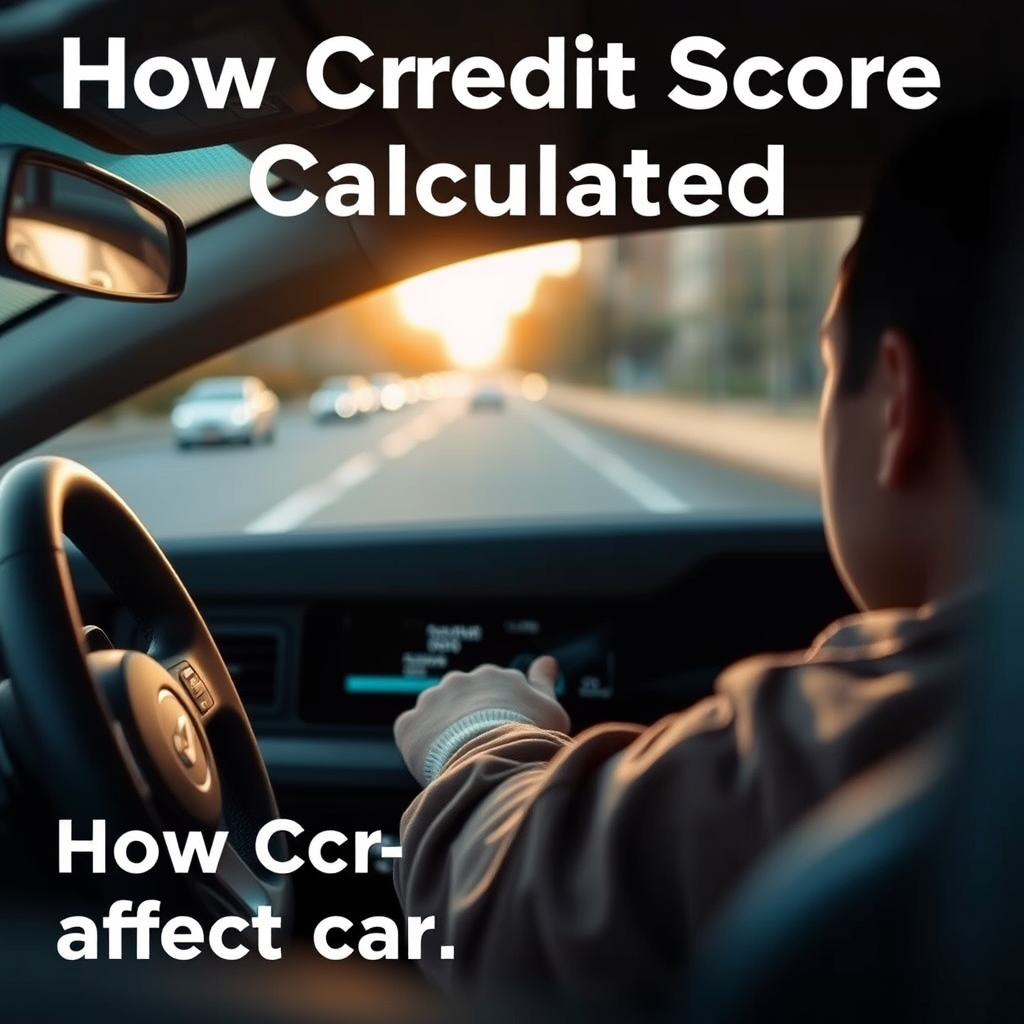 How Credit Scores Are Calculated - why does credit score affect car insurance