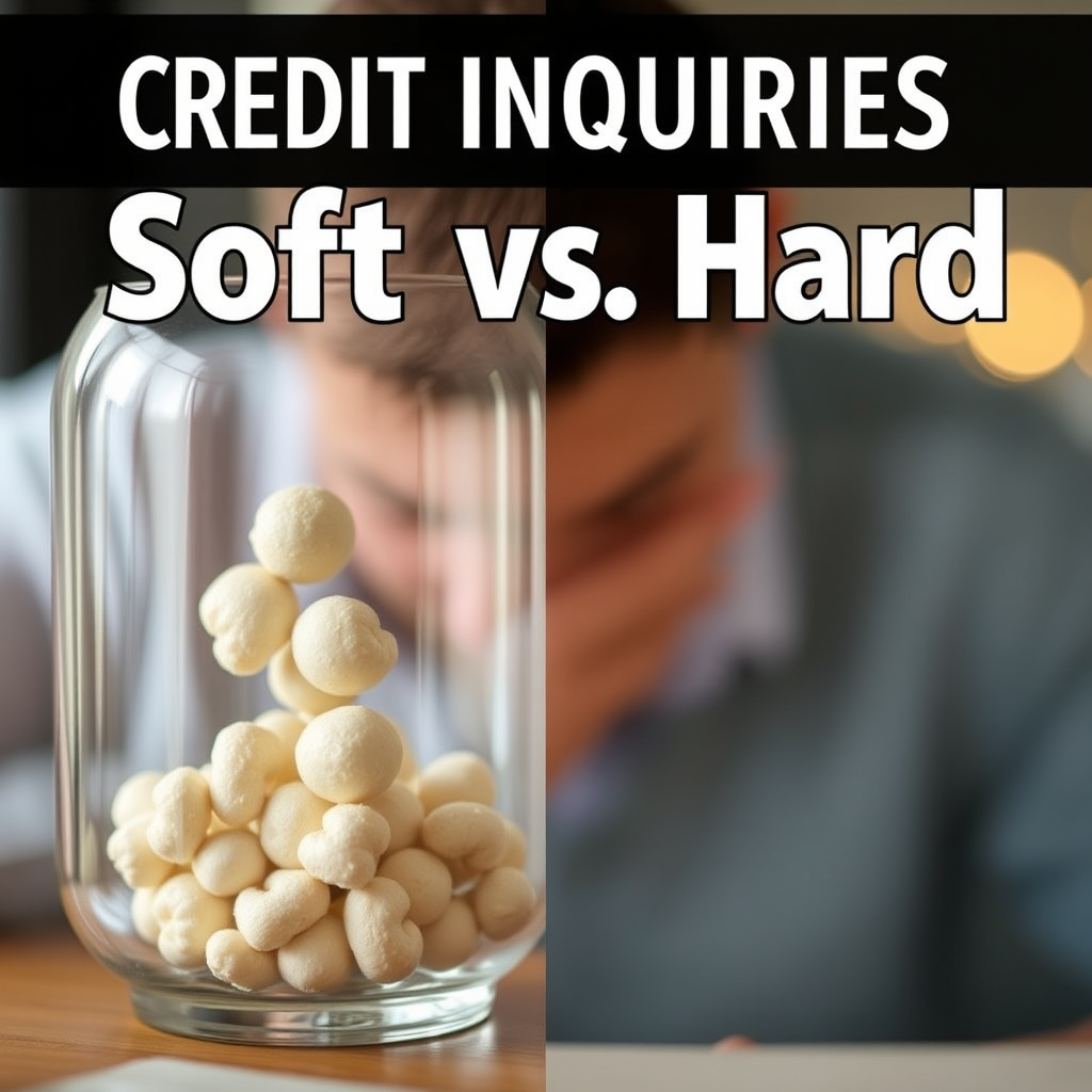 Credit Inquiries: Soft vs. Hard - will affirm affect my credit score